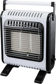 Incalzitor portabil pe gaz Elite EGH-1421, 3800W, 2 setari, Aprindere piezoelectrica, ОРВ, Alb/ Negru