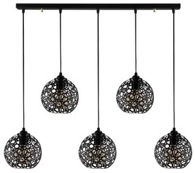 Lustră pe cablu FELLINI 5xE27/100W/230V