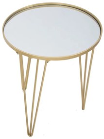 Mauro Ferretti Masuta de cafea GLAM GOLD/MIRROR CM Ø 40X49