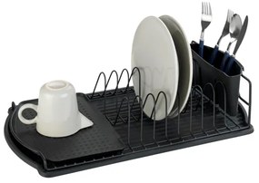 WENKO 54767100 - Tavă de scurgere BASIC, 47,5 x 26,5 cm, neagră