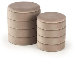 Set 2 buc. taburete Pachio (bej). 1092548