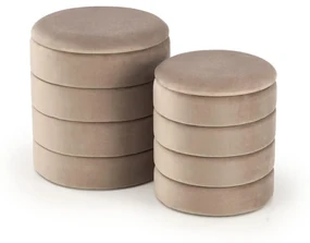 Set 2 buc. taburete Pachio (bej). Promo -6%. 1092548
