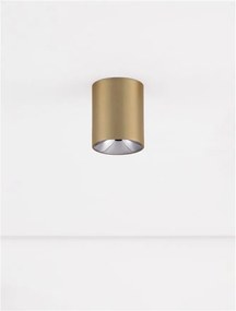 Spot LED aplicat diametru 7,2cm ANETO auriu, NVL-9695152