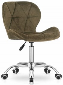 Scaun de birou AVOLA VELVET maro