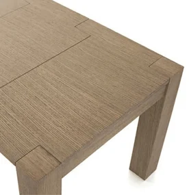MASA FAVOLA - EXTENSIBILA FINISAJ STEJAR PERIAT - STEJAR SEPIA - 140 cm / 90 / h 77