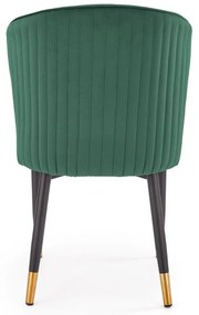 Scaun de bucaterie Dio, verde/negru