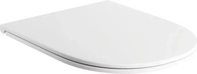 Capac WC softclose Omnires Ottawa slim finisaj alb mat