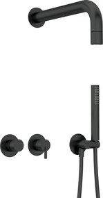 SILIA Sistem de duș NQS_N0XK Finisaj: Negru