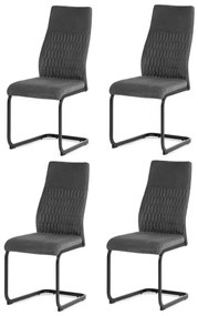 Set de scaune de sufragerie DCL-X7018 GREY2, 4 buc