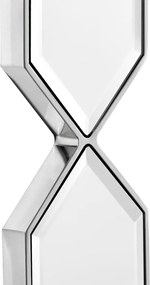 Oglinda decorativa eleganta design modern Saronno argintiu 111438 HZ