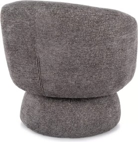 Fotoliu design rotativ COSMIC RAVEN, gri