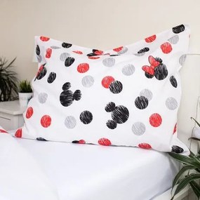 Disney Minnie and Mickey set de lenjerie de pat 140×200cm, 70×90 cm