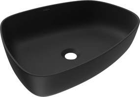 Mexen Ono chiuvetă pe blat din conglomerat 51 x 39 cm, neagră - 23045171