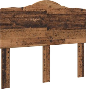 vidaXL Tăblie cap Lemn Vechi 120 cm Lemn compozit