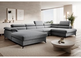 Coltar Living Extensibil POLY ROH U Gri Dreapta