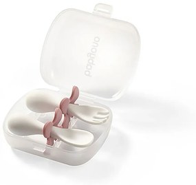 Baby Ono Tacâmuri ergonomice pentru copii, roz