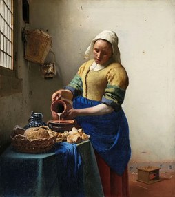 Reproducere The Milkmaid, c.1658-60, Jan Vermeer