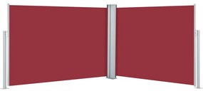 Copertina laterala retractabila, rosu, 100 x 1000 cm Rosu, 100 x 1000 cm