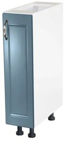 Corp inferior 20 cu 1 usa Zebra MDF Albastru drept
