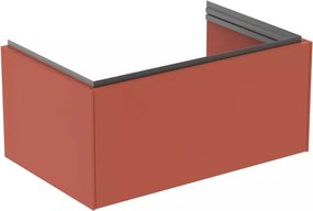 Dulap baza suspendat Ideal Standard Atelier Conca 1 sertar rosu - oranj 80 cm