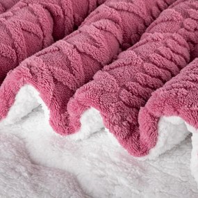 Set matlasat cu blăniță INVERNO, culoare mure