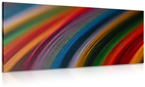 Tablou detaliu material colorat