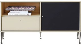 Comodă TV cu picioare din metal Mistral 222, bej