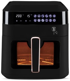 Friteuza cu aer cald, airfryer, capacitate 6.3 L Black Rose Berlinger Haus BH 9446