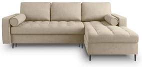 Canapea extensibilă cu șezlong dreapta Milo Casa Santo, bej