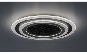 Rabalux 71316 - Plafonieră LED TANELI, dimabilă, 56W/230V, 3000/4000/6000K, neagră + telecomandă
