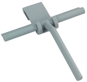 Racletă din silicon pentru duș Wenko Mola, gri