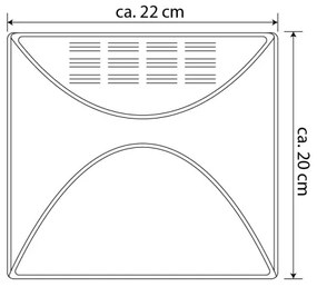Spot-Light 6710202 - Număr casă solar LED/3x0,1W/2,4V IP44