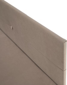 Canapea extensibilă cu spaţiu de depozitare, bej-gri, AURIA UNI