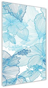 Tablou sticlă acrilică Flori Hawaii