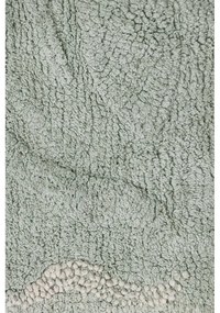 Covor de joacă pentru copii verde mentă din bumbac 90x130 cm Waves – Lorena Canals