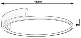 Plafoniera LED design modern Holize