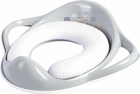 ,œ  Set complet Reductor Toaleta cu Colac Moale + Inaltator Baie Antiderapant, Zebra Gri ,   Maltex Baby