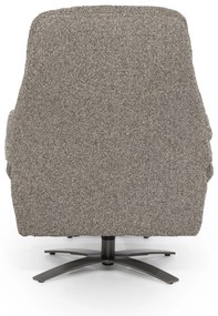 Fotoliu Caleb din tesatura si fier taupe