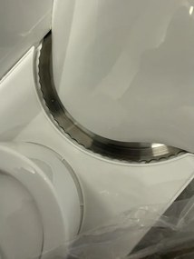 La mâna a doua: Feliator electric mezeluri Rosberg R51990A, 150W, Lama otel 15 cm, Grosime 0-15 mm, Alb