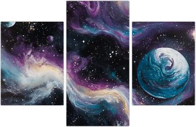 Tablou - Univers pictat (90x60 cm)