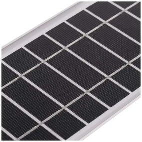 Proiector LED solar cu senzor de mișcare LED/3,7V 3000mAh 4000K IP65 negru