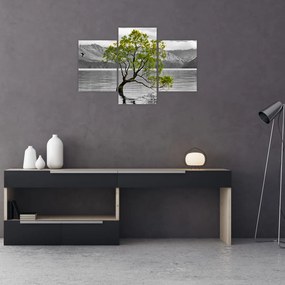 Tablou copacului în mijlocul lacului (90x60 cm)