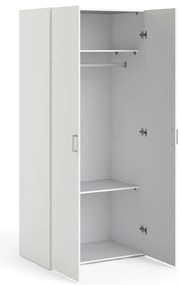 Șifonier alb 78x175 cm Space – Tvilum