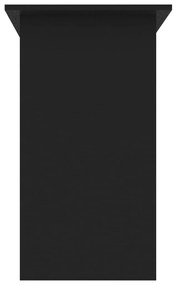 Birou, negru, 80 x 45 x 74 cm, PAL Negru