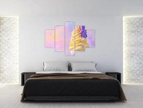 Tablou - Înghețată cu lavandă (150x105 cm)