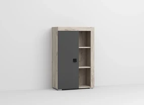 Set Mobilier Living Gri cu Stejar Henry-C01