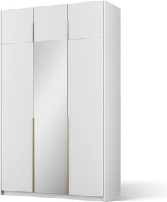 Dulap Alera III with Top – Hinged – cu oglindă – 148x58x250 cm – Alb – Alera III with Top Cabinet – Hinged Dulap – Varianta 2