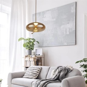 Lustra, Pendul LED design modern minimalist Lisbon chihlimbar