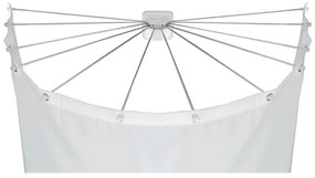 WENKO 23863100 - Suport de duș 96x72 cm oțel inoxidabil/alb
