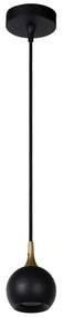 Lustră pe cablu FAVORI 1xGU10/5W/230V neagră Lucide 09434/01/30